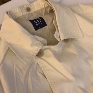 1990s eta gap lightweight rain trench jacket